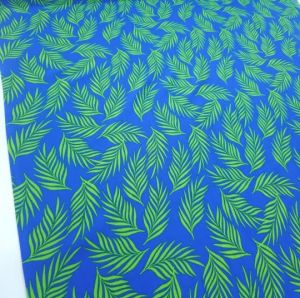 İğne Yapraklı Viskon Kumaş mavi