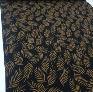 İğne Yapraklı Viskon Kumaş siyahkahverengi