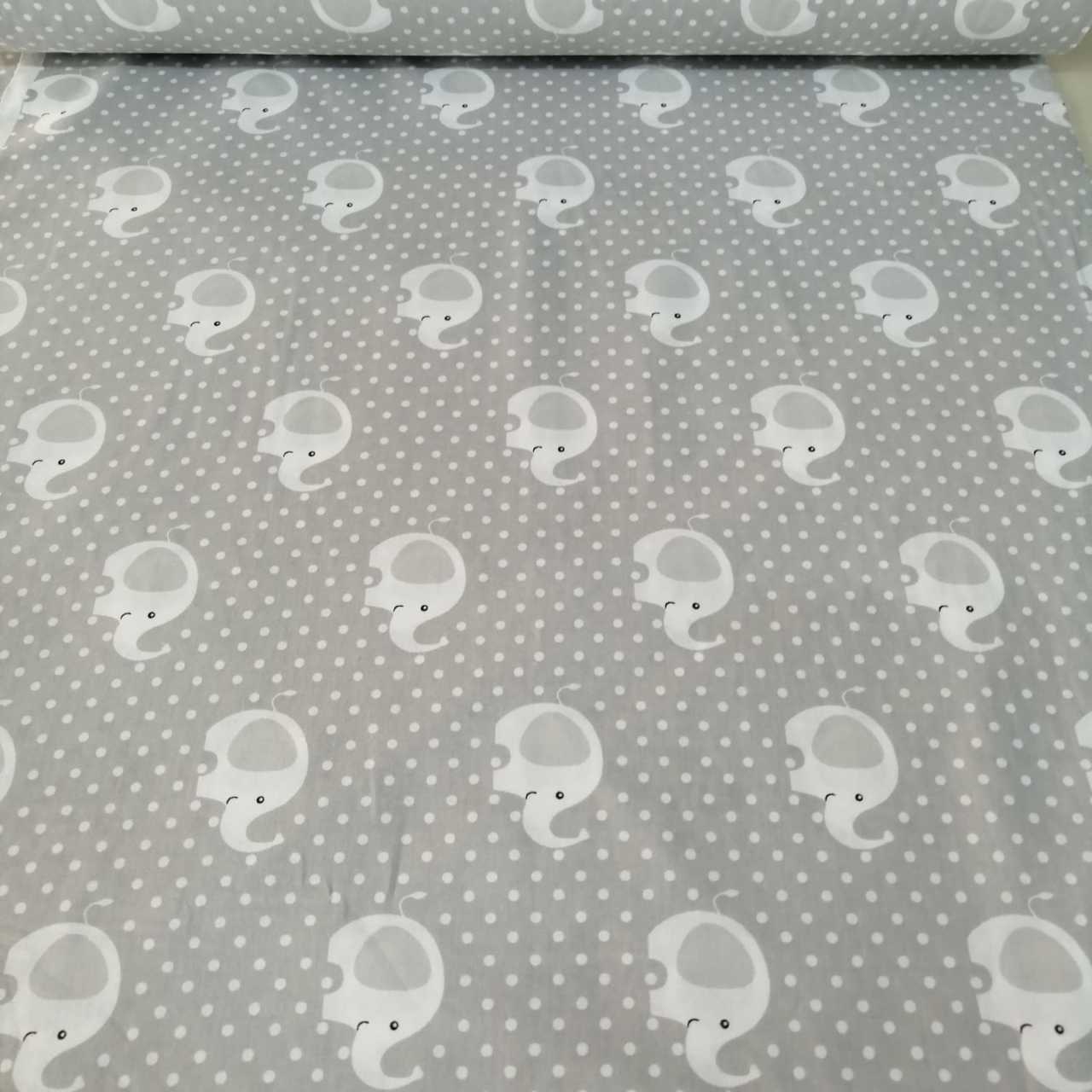 Filler Poplin Kumaş gri