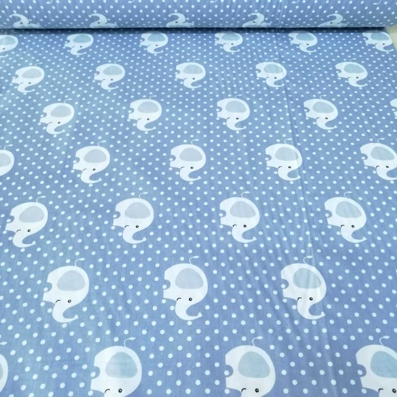 Filler Poplin Kumaş mavi