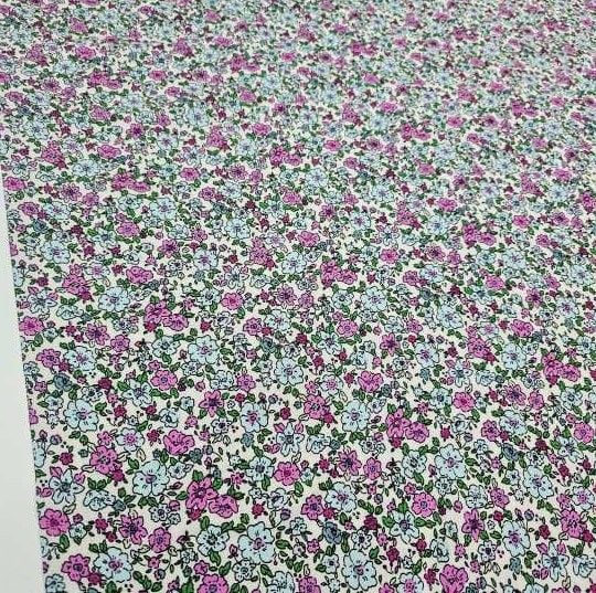 İlkbahar Viskon Kumaş mavi