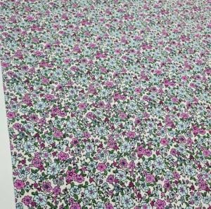 İlkbahar Viskon Kumaş mavi