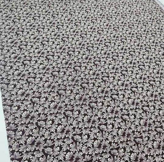 Lotus Viskon Kumaş kahverengi