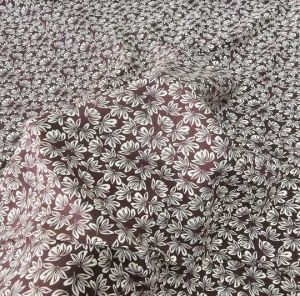 Lotus Viskon Kumaş kahverengi