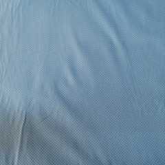 Puantiye Poplin Kumaş mavi