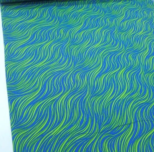 Kılcal Viskon Kumaş yeşil