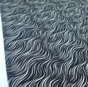 Kılcal Viskon Kumaş siyahkrem