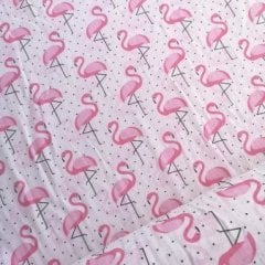 Flamingo Müslin Kumaş