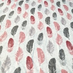 Tüyler müslin bezi pembe