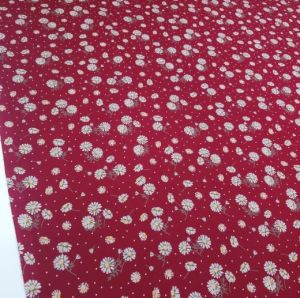 Papatya Viskon Kumaş kırmızı