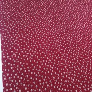 Fürize Viskon Kumaş kırmızı