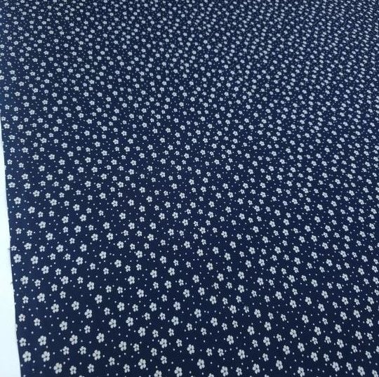 Fürize Viskon Kumaş lacivert