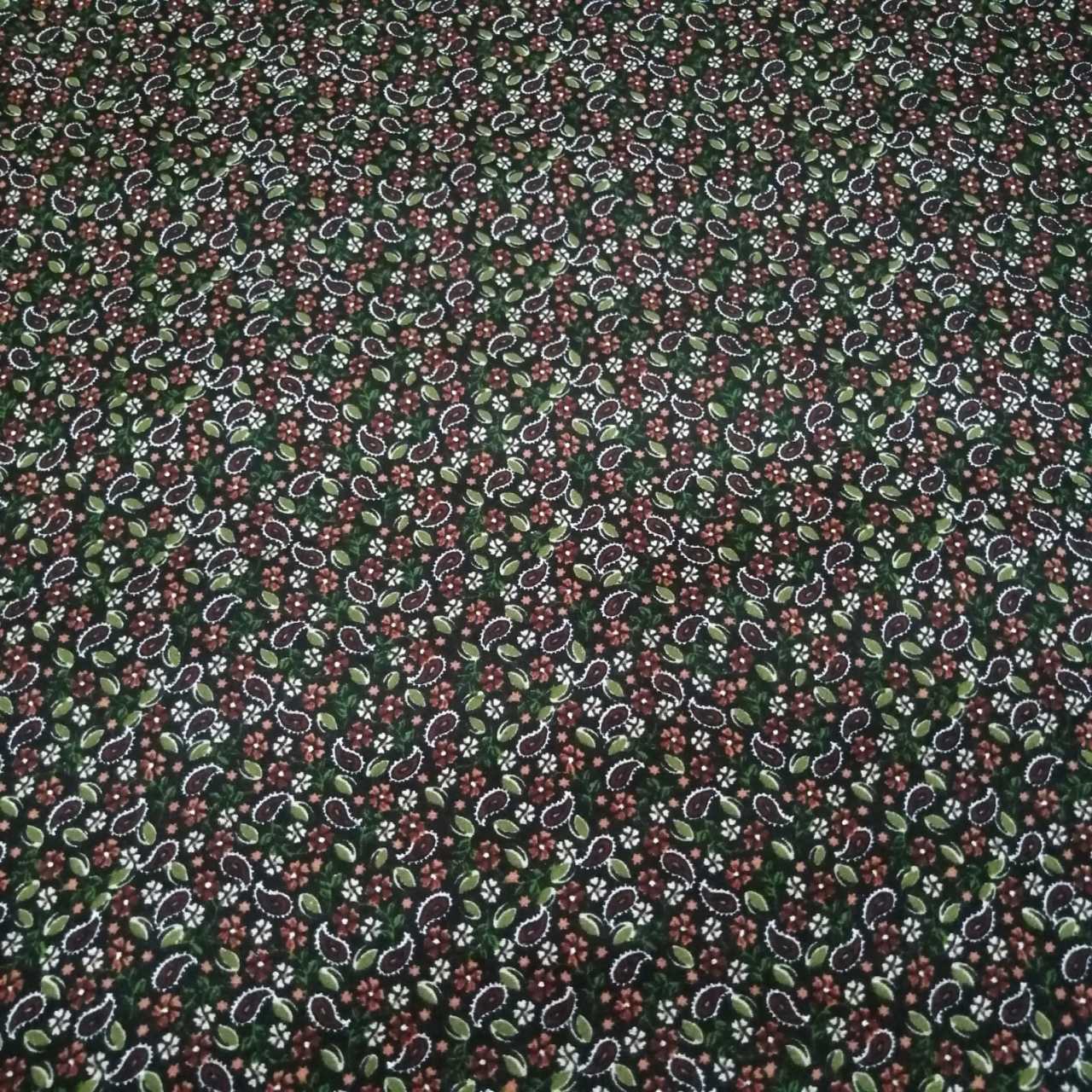 Küçük Şallar Divitin Pazen Kumaş kahverengi