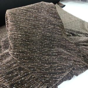 Gold Taşlı Buzy Kumaş