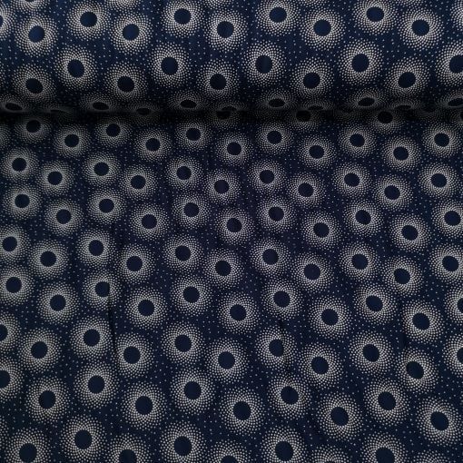 Daireler Viskon Kumaş lacivert