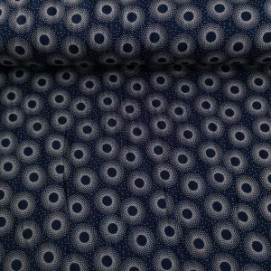Daireler Viskon Kumaş lacivert