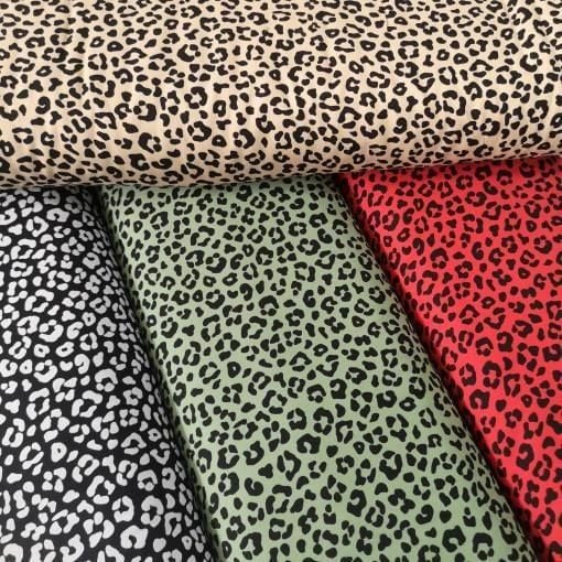 Minik Leopar Viskon Kumaş