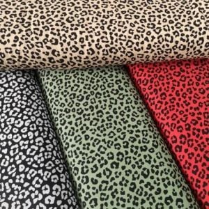 Minik Leopar Viskon Kumaş