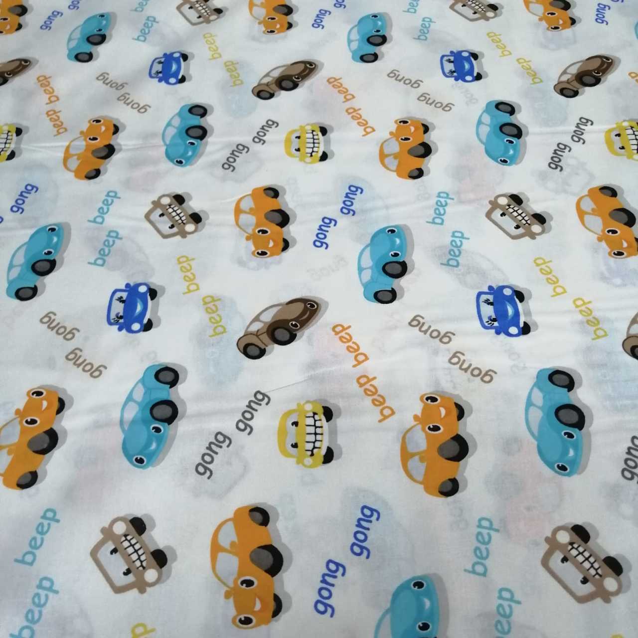 Minik Araçlar Poplin kumaş