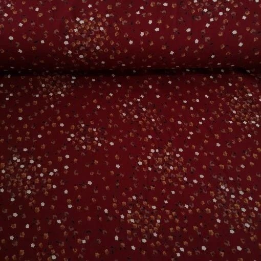 Lavanta Viskon Kumaş bordo