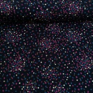 Lavanta Viskon Kumaş lacivert