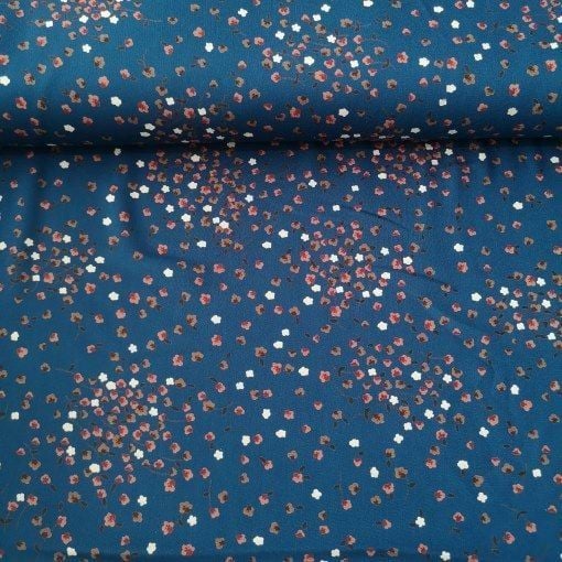 Lavanta Viskon Kumaş petrol