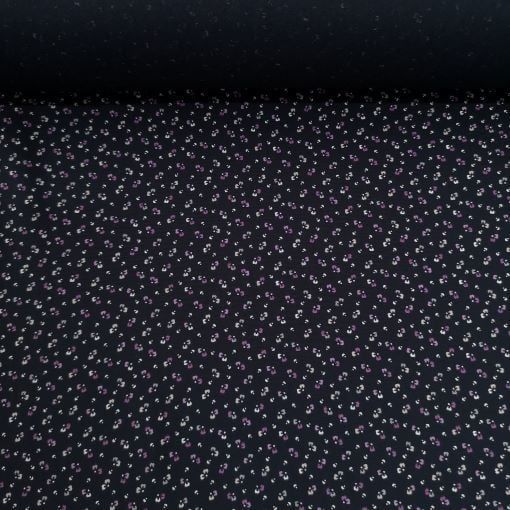 Minik Menekşe Viskon Kumaş gül kurusu