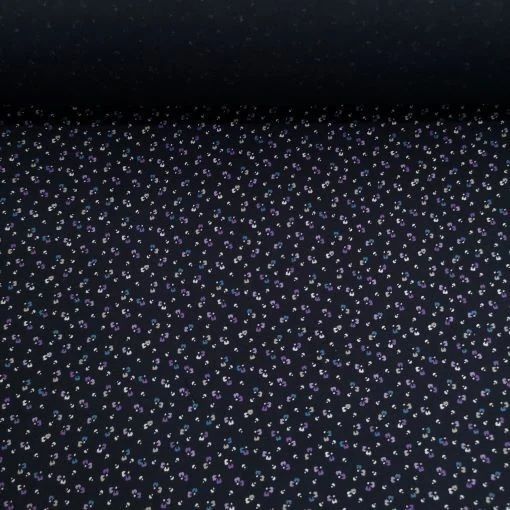 Minik Menekşe Viskon Kumaş mor