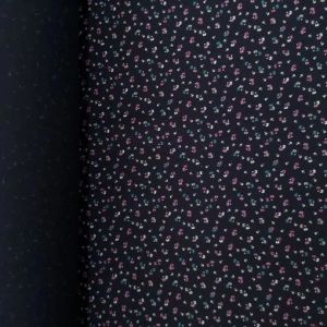 Minik Menekşe Viskon Kumaş pembe