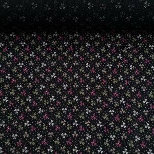 Güzel Çiçekler Viskon Kumaş pembe