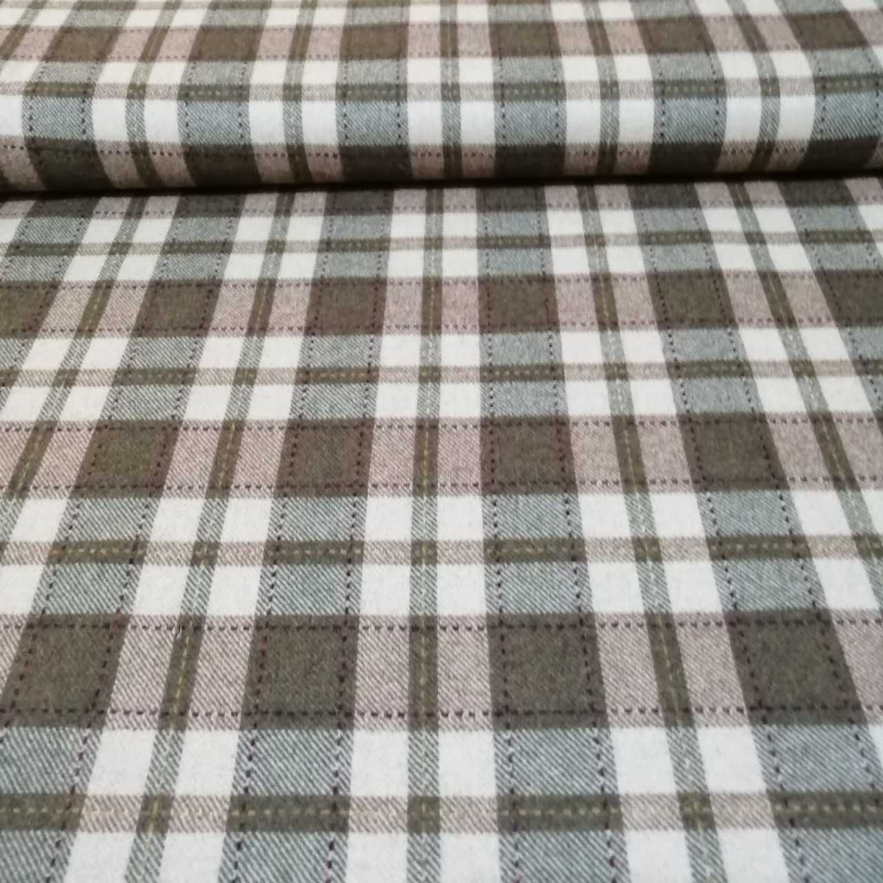 İpekiş Yünlü Ekose yeşil