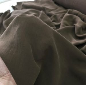 Modal Cupro Kumaş Kahverengi