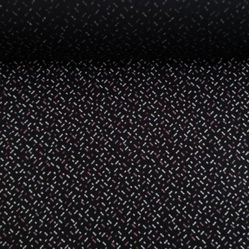 Çizgiler Vİskon Kumaş pembe