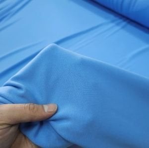 2 İplik Penye Kumaş Mavi