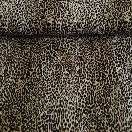 Çıtır Leopar Viskon Kumaş