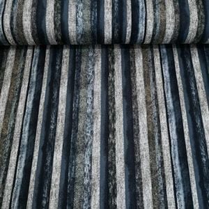 Çizgili Viskon Kumaş Füme