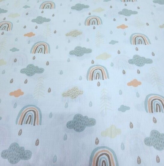 Soft Gökkuşağı Müslin Bezi
