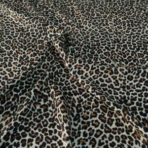 Çıtır Leopar Tek En Viskon Kumaş