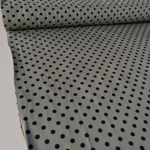 Yeşil Zemin Puantiye Kumaş