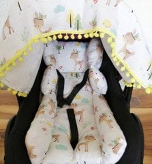 Tek Kat Puset Örtüsü Ve Minderi