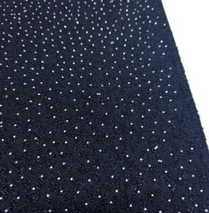 Leopar Taşlı Buzy Kumaş Siyah