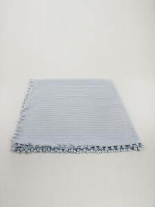 Örgü Pike Bebek Battaniyesi 100% Pamuk 110x100 ölçülerinde Mavi