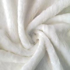 Beyaz Kısa Tüylü Peluş