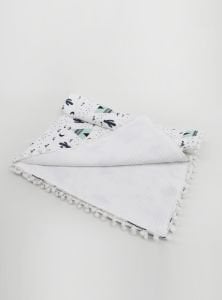 Müslin Pike Battaniye 100% pamuk 110x100 Ölçülerinde Bebek Battaniyesi