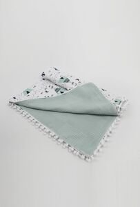 Müslin Pike Battaniye 100% pamuk 110x100 Ölçülerinde Bebek Battaniyesi