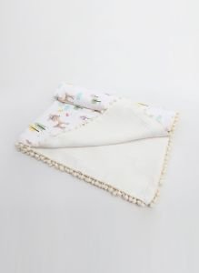 Müslin Pike Battaniye 100% pamuk 110x100 Ölçülerinde Bebek Battaniyesi