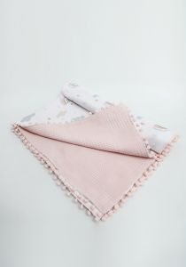 Müslin Pike Battaniye 100% pamuk 110x100 Ölçülerinde Bebek Battaniyesi