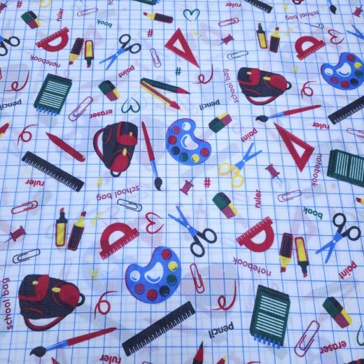 Okul Gereçleri Raşel Kumaş Kırmızı