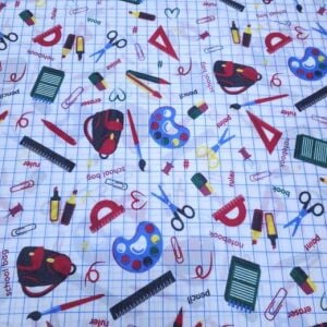 Okul Gereçleri Raşel Kumaş Kırmızı