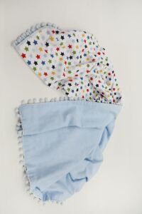 Pazen Bebek Battaniyesi 100% pamuk 110x110  XL ölçülerinde